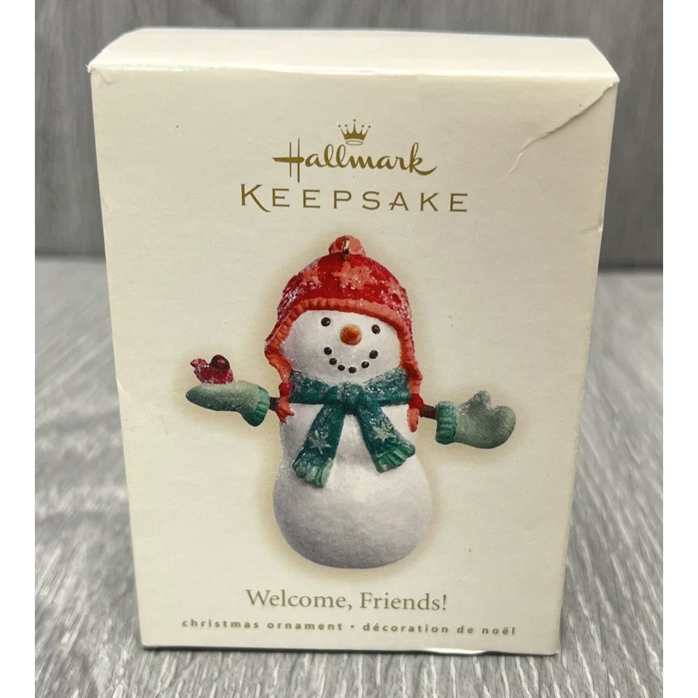 Hallmark Keepsake‎ Ornament Snowman Glitter 